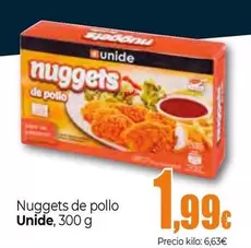 Oferta de Unide - Nuggets De Pollo por 1,99€ en Unide Supermercados