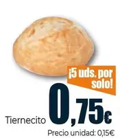 Oferta de Tiernecito por 0,15€ en Unide Market