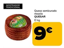 Oferta de Quesar - Queso Semicurado Mezcla por 9€ en Supeco