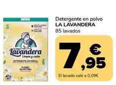 Oferta de La Lavandera - Detergente En Polvo por 7,95€ en Supeco