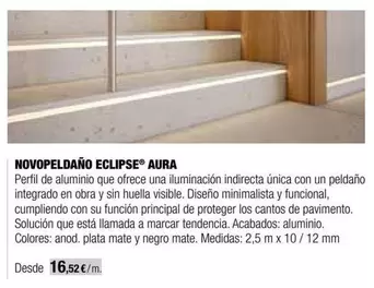 Oferta de Aura - Novopeldano Eclipse por 16,52€ en Grup Gamma