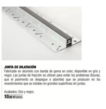 Oferta de Junta De Dilatacion por 10,82€ en Grup Gamma