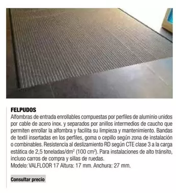 Oferta de Felpudos en Grup Gamma