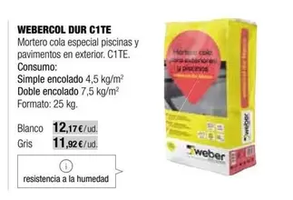 Oferta de Weber - Dur C11E por 12,17€ en Grup Gamma