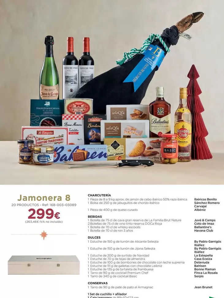 Oferta de Bonne Maman - Jamonera 8 por 299€ en El Corte Inglés