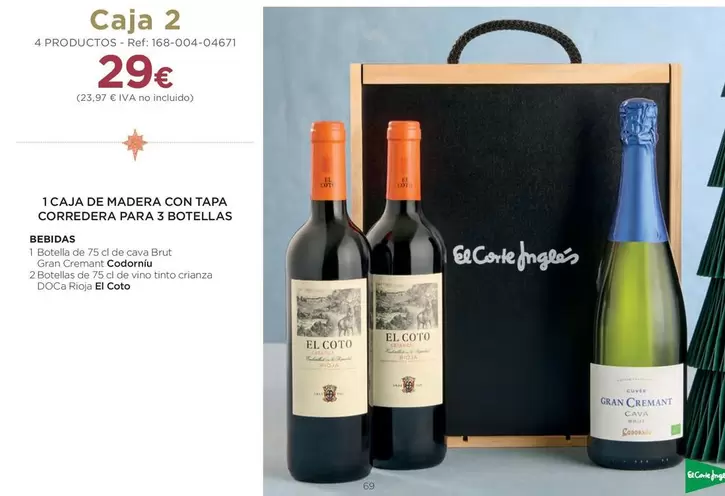 Oferta de Brut - Caja De Madera Con Tapa por 29€ en El Corte Inglés