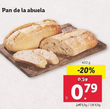 Oferta de La abuela - Pan De La Abuela por 0,79€ en Lidl