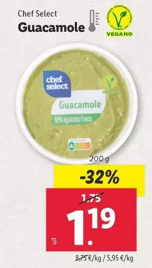 Oferta de Chef select - Guacamole por 1,19€ en Lidl