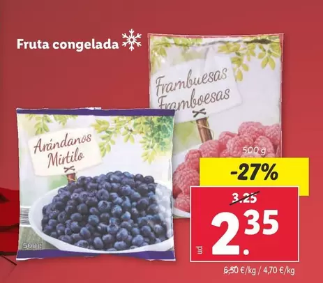 Oferta de Fruta Congelada por 2,35€ en Lidl