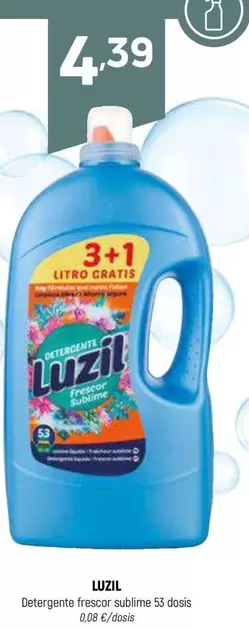 Oferta de Luzil - Detergente Frescor Rubbins por 4,39€ en Coviran