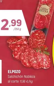 Oferta de Elpozo - Salchichon Nobleza por 2,99€ en Coviran