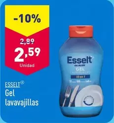 Oferta de Esselt - Gel Lavavajillas por 2,59€ en ALDI