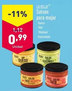 Oferta de La Villa - Salsas Para Mojar por 0,99€ en ALDI