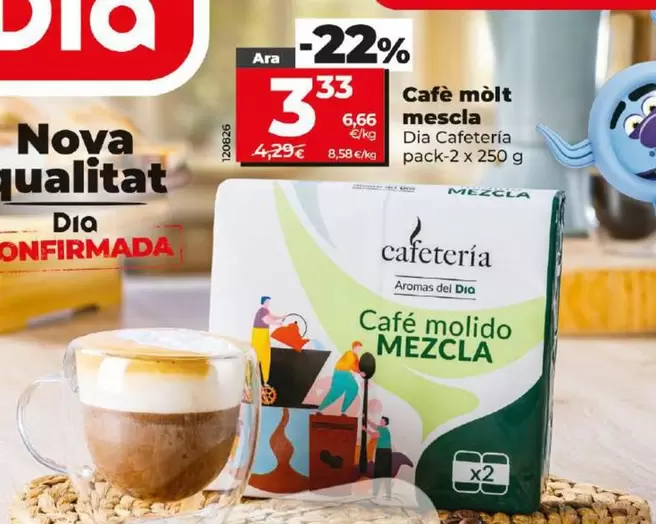 Oferta de Dia Cafeteria - Cafe Molt Mescla por 3,33€ en Dia