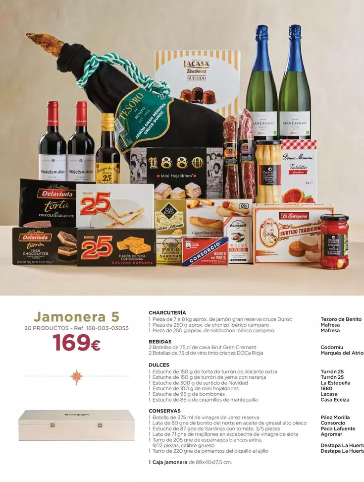 Oferta de Paco Lafuente - Jamonera 5 por 169€ en El Corte Inglés