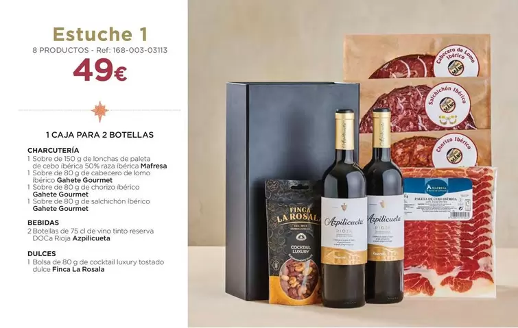 Oferta de Mafresa - 1 Caja Para 2 Botellas Charcuteria por 49€ en El Corte Inglés