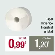 Oferta de Papel Higiénico Industrial por 0,99€ en Masymas