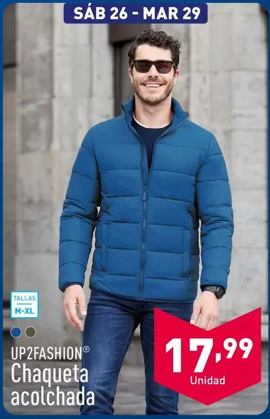 Oferta de Up2fashion - Chaqueta Acolchada por 17,99€ en ALDI