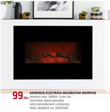 Oferta de Xemenia Eléctrica Decorativa Memphis por 99,95€ en Fes Més