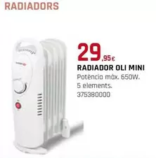 Oferta de Radiador Oli Mini por 29,95€ en Fes Més