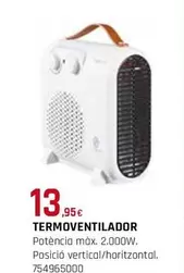 Oferta de Termoventilador por 13,95€ en Fes Més