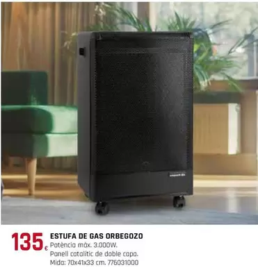 Oferta de Orbegozo - Estufa De Gas por 135€ en Fes Més