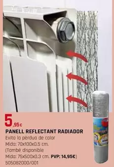 Oferta de Panell Reflectant Radiador por 5,95€ en Fes Més