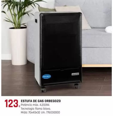 Oferta de Orbegozo - Estufa De Gas por 123€ en Fes Més