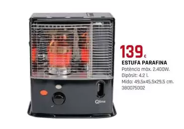 Oferta de Estufa Parafina por 139€ en Fes Més