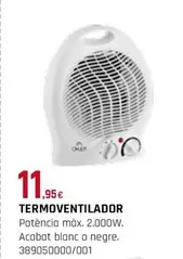 Oferta de Termoventilador por 11,95€ en Fes Més