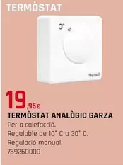 Oferta de Garza - Termostat Analógic por 19,95€ en Fes Més