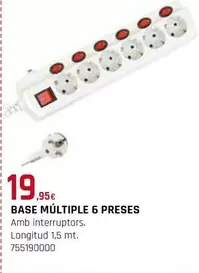 Oferta de Base Multiple 6 Preses por 19,95€ en Fes Més