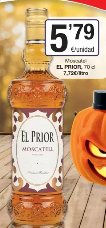 Oferta de El Prior - Moscatel por 5,79€ en SPAR Fragadis