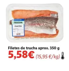 Oferta de Filetes De Trucha por 5,58€ en Lidl