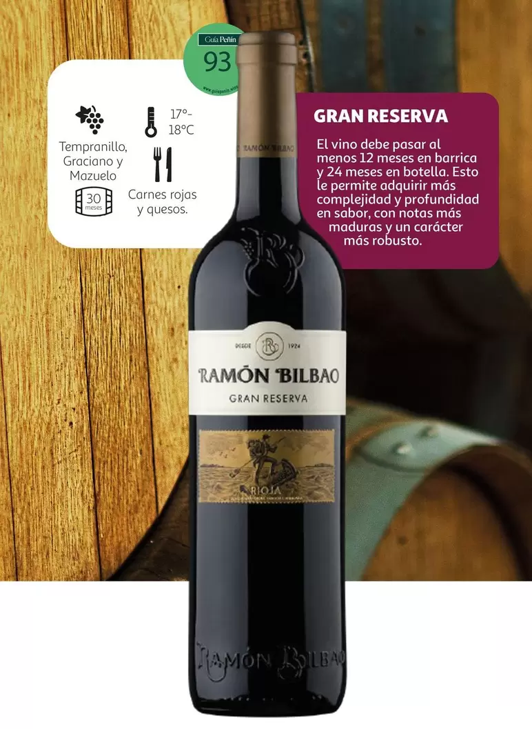 Oferta de Gran Reserva - El Vino De Esparra El Molino De Bacan, Rija O Salmón en Alcampo