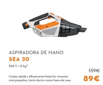 Oferta de Aspiradora De Mano por 119€ en STIHL