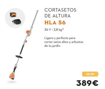 Oferta de Cortasetos De Altura por 389€ en STIHL