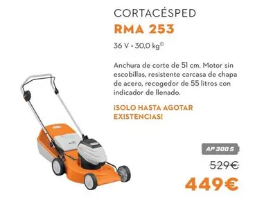 Oferta de Cortacéped RMA 253 por 449€ en STIHL