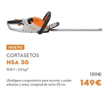 Oferta de Cortasetos  por 149€ en STIHL