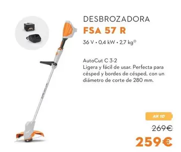 Oferta de Desbrozadora Fsa 57 R por 259€ en STIHL