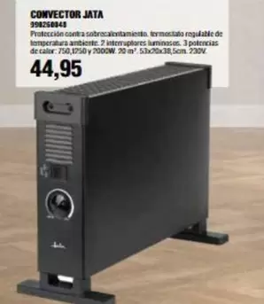 Oferta de Jata - Convector por 44,95€ en Coinfer