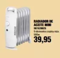 Oferta de Radiador De Aceite Mini por 39,95€ en Coinfer