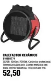 Oferta de Calefactor Cerámico por 52,5€ en Coinfer