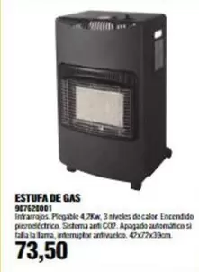 Oferta de Estufa De Gas por 73,5€ en Coinfer