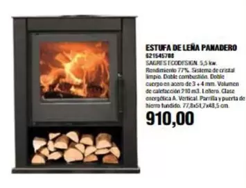 Oferta de Panadero - Estufa De Leña por 910€ en Coinfer