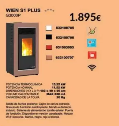 Oferta de Karmek One - Wien S3 Plus G30003P por 1895€ en Coinfer