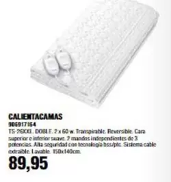 Oferta de Calientacamas por 89,95€ en Coinfer