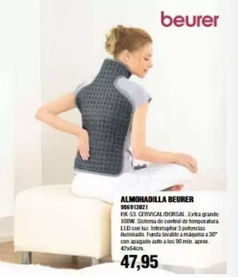 Oferta de Beurer - Almohadilla por 47,95€ en Coinfer