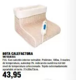 Oferta de Bota Calefactora por 43,95€ en Coinfer