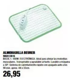 Oferta de Beurer - Almohadilla por 26,95€ en Coinfer